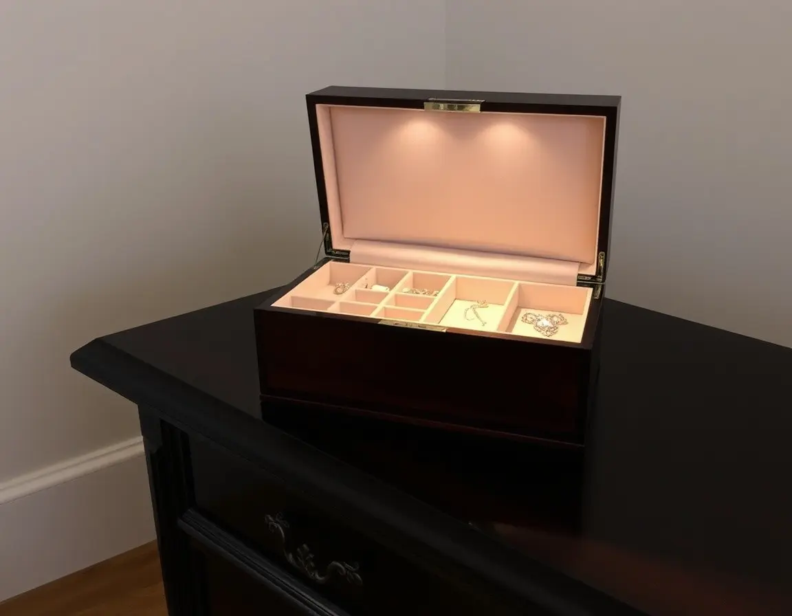 Elegante Schmuckschatulle als stilvolles Geschenk für Frau
