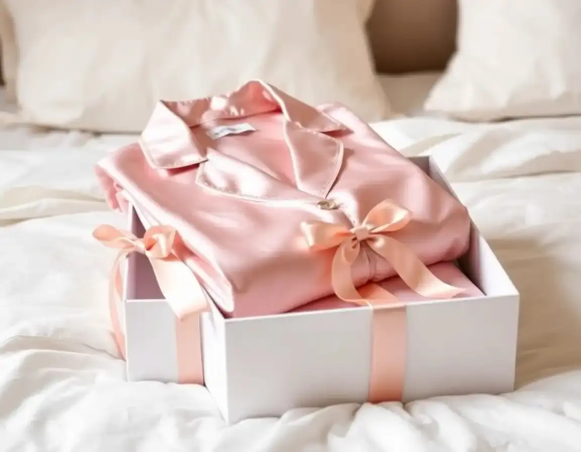 Luxuriöses Seiden-Pyjama-Set