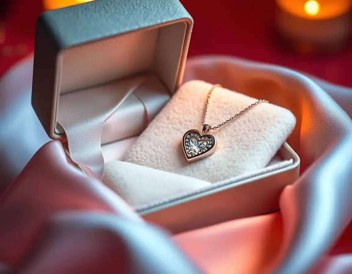 Herz-Anhänger-Kette aus 925er Silber