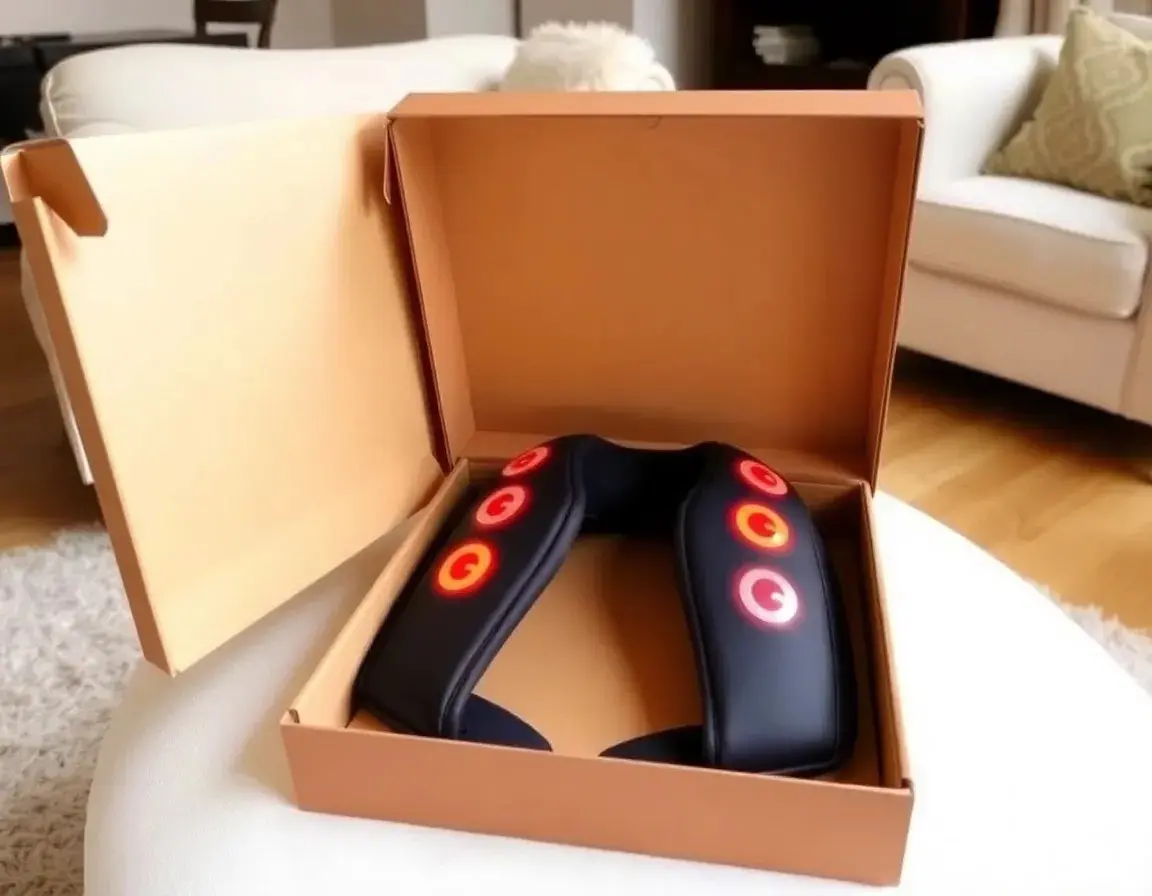 Elektrisches Nackenmassagegerät mit Wärme