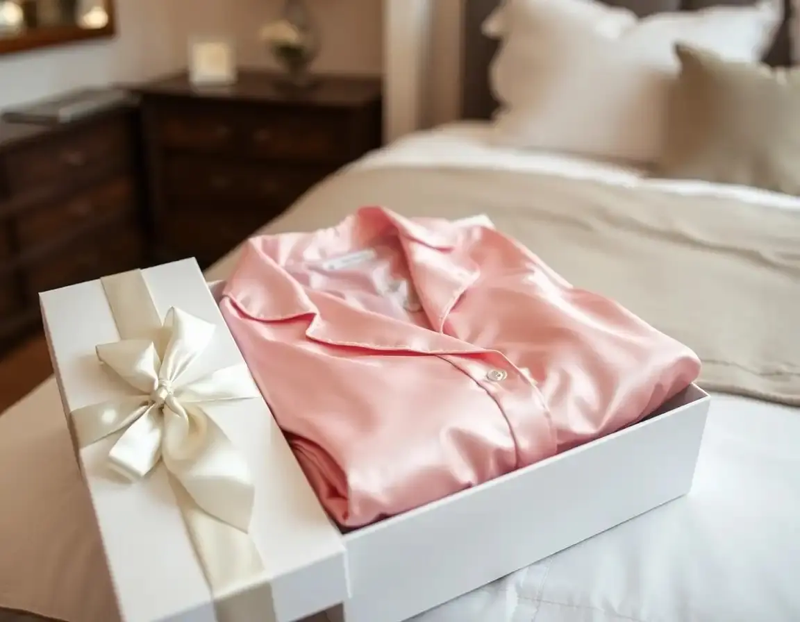 Pyjama Set aus reiner Seide