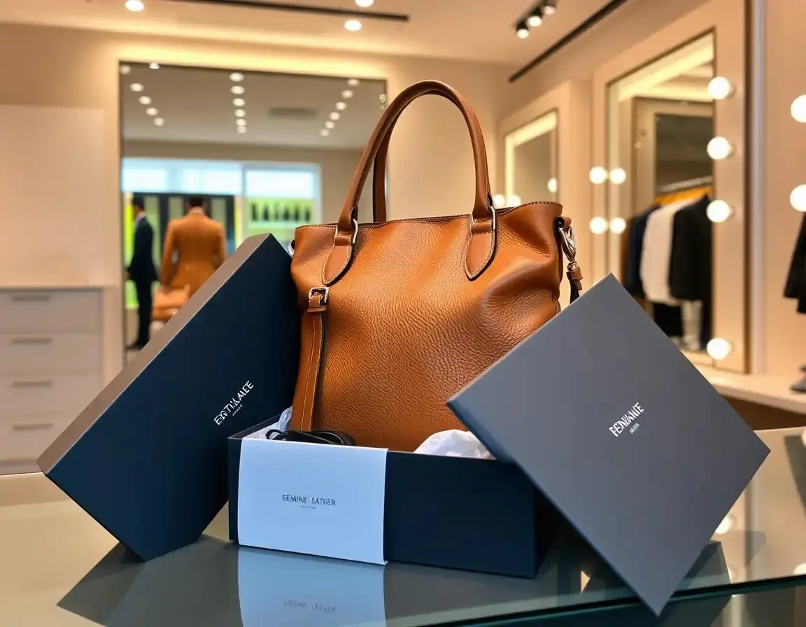 Umhängetasche aus echtem Leder