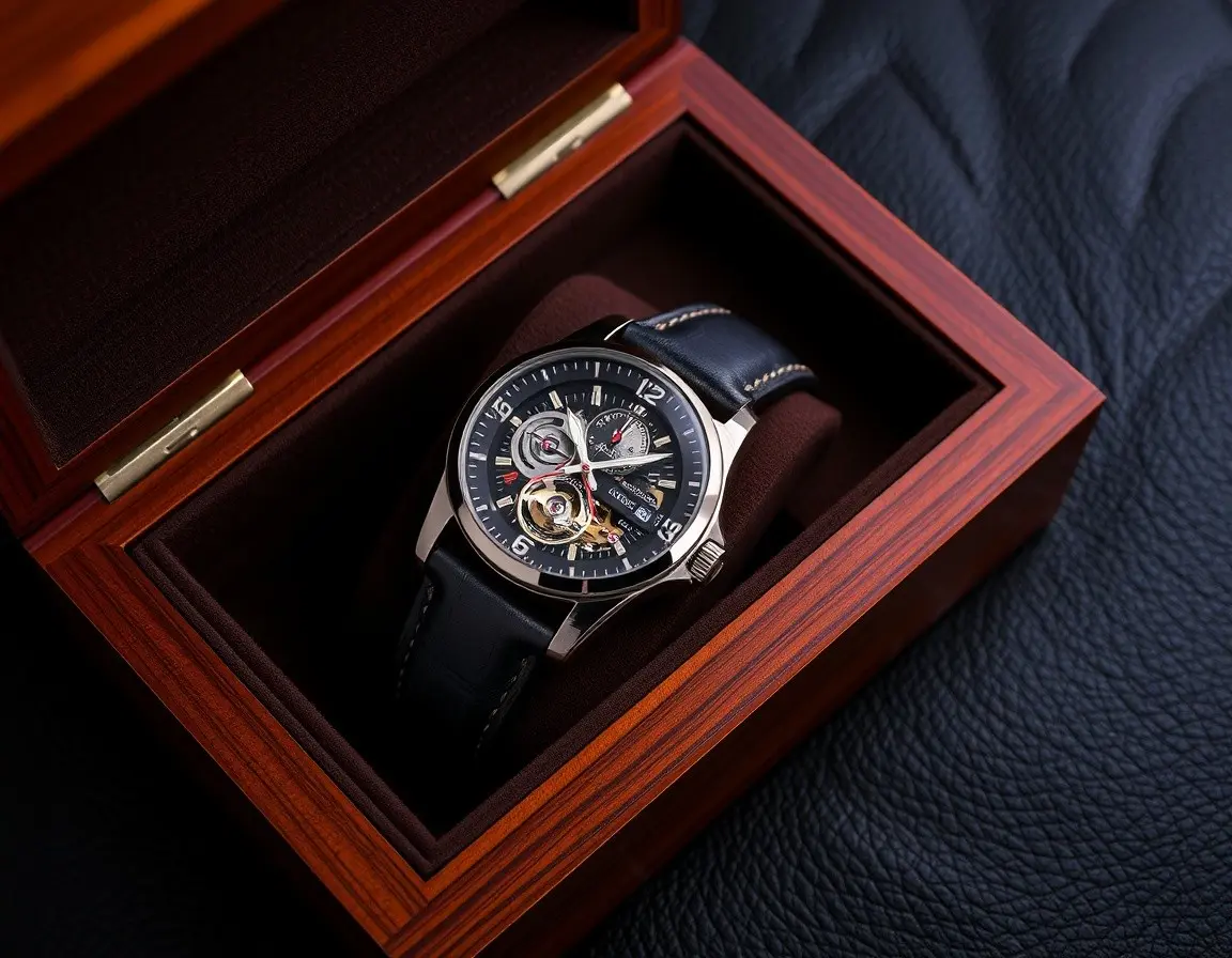 Herren Automatikuhr mit mechanischem Selbstaufzug