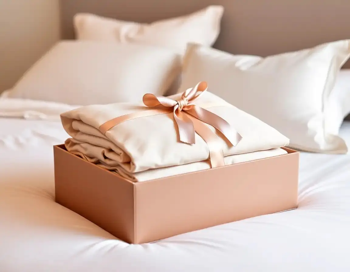 Luxuriöse Bettwäsche zum Jahrestag