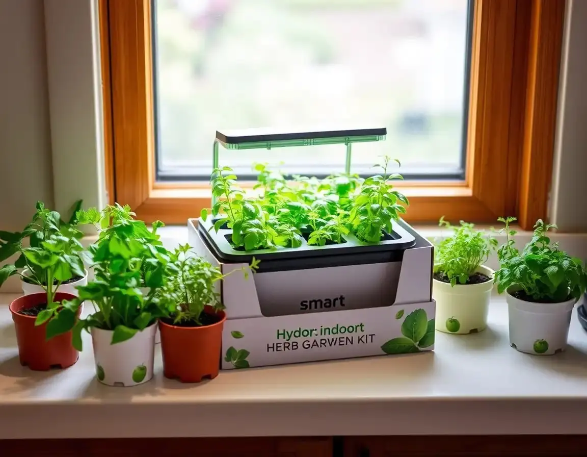 Smartes Hydroponisches Kräutergarten-Kit