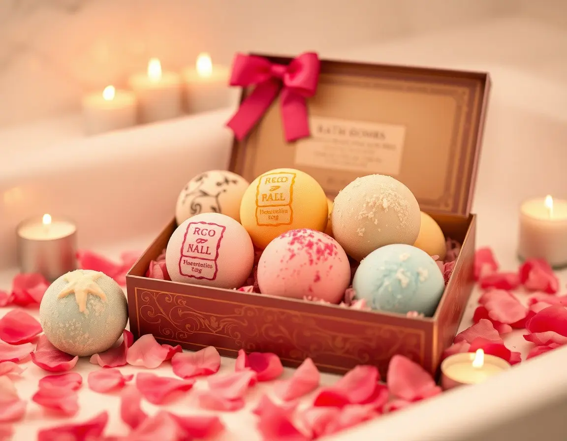 Luxuriöses Bio-Badebomben-Set