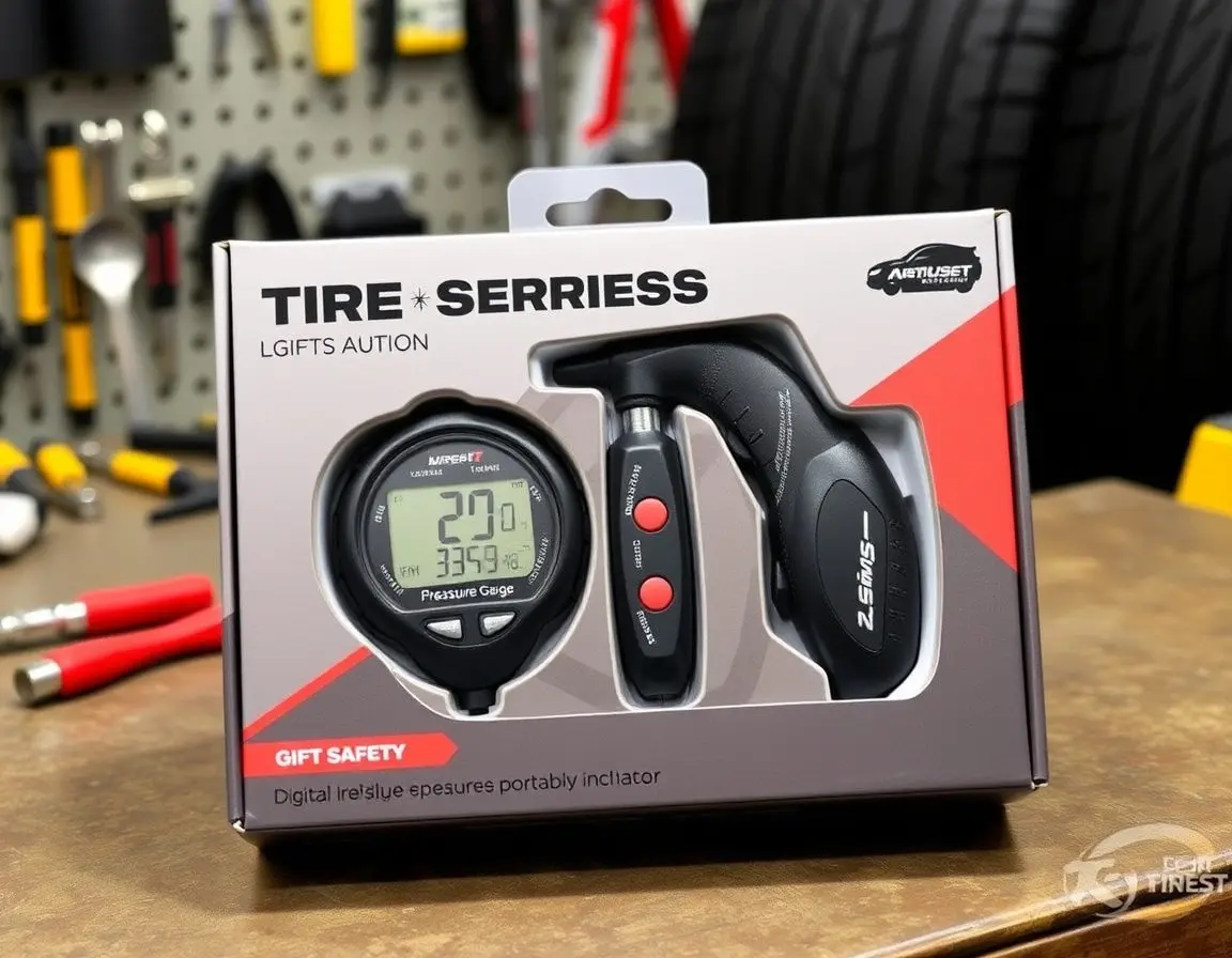 Digitaler Reifenfüller und Manometer