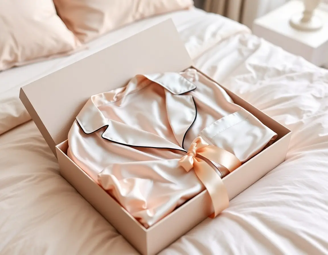 Damen Pyjama-Set aus reiner Seide