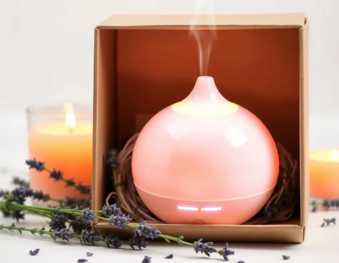 Ultraschall-Diffusor für ätherische Öle mit LED