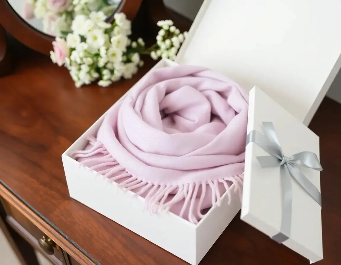 Schal aus reiner Kaschmirwolle