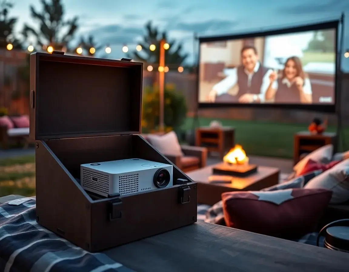 Tragbarer Outdoor Beamer