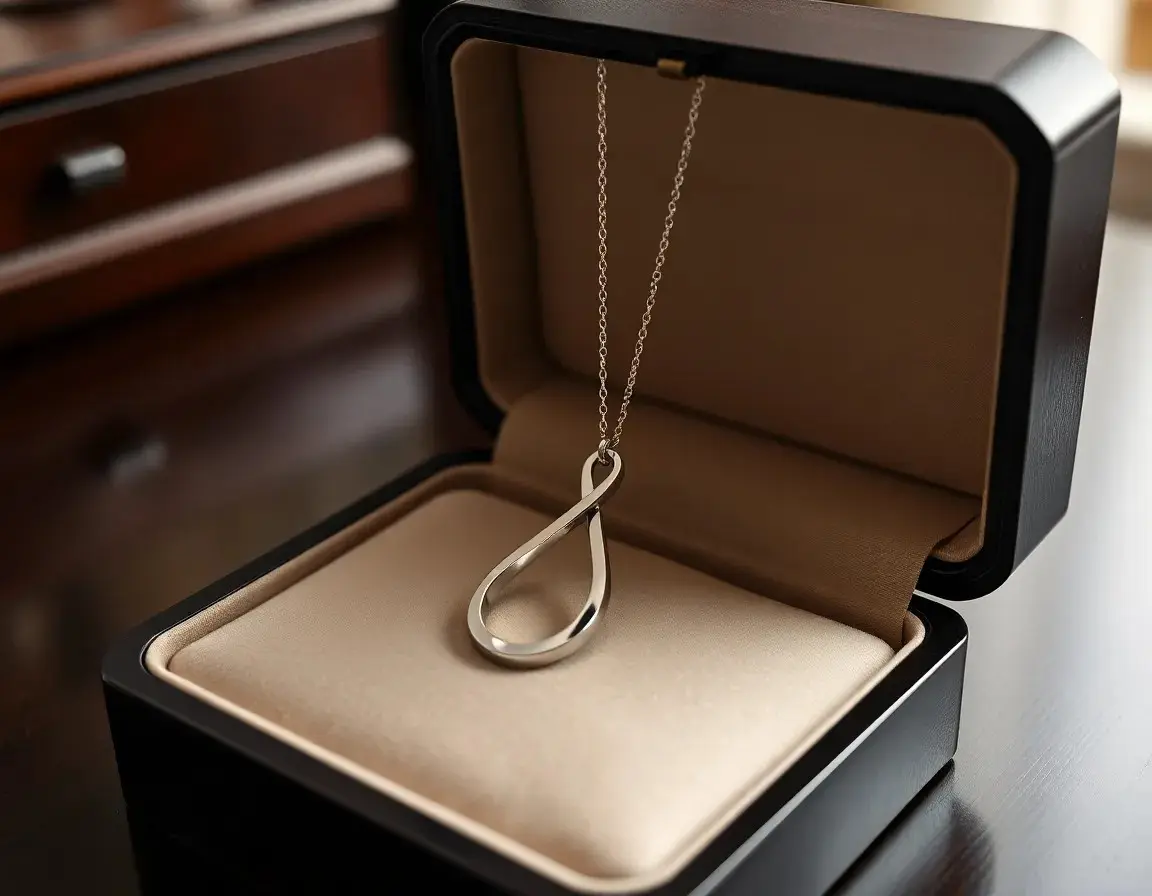 Einzigartige Sterlingsilber-Halskette