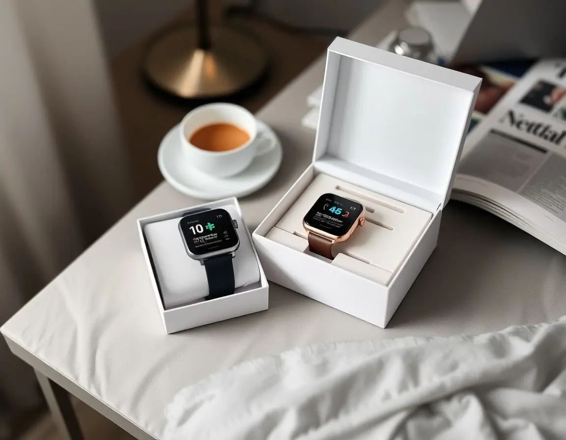 Smartwatch mit Gesundheits-Tracking