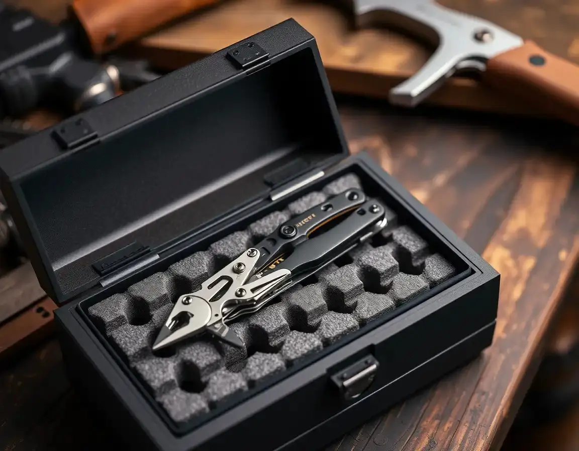 Hochleistungs-Multi-Tool mit Zangen und Klingen