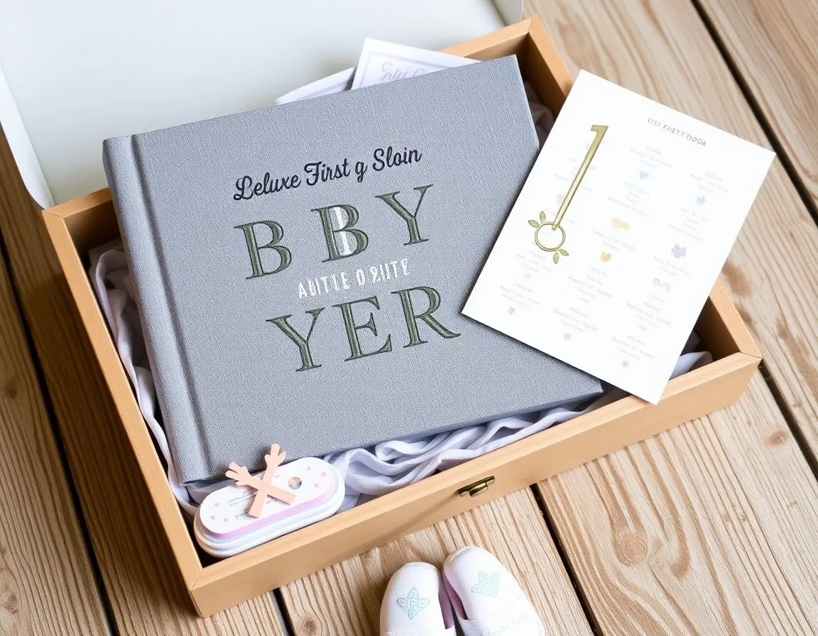 Deluxe Baby First Year Memory Book