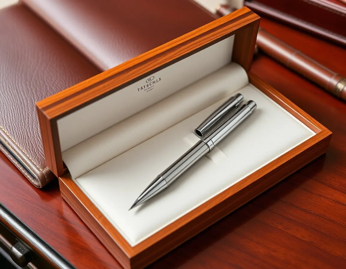 Hochwertiges Rollerball und Kugelschreiber Set