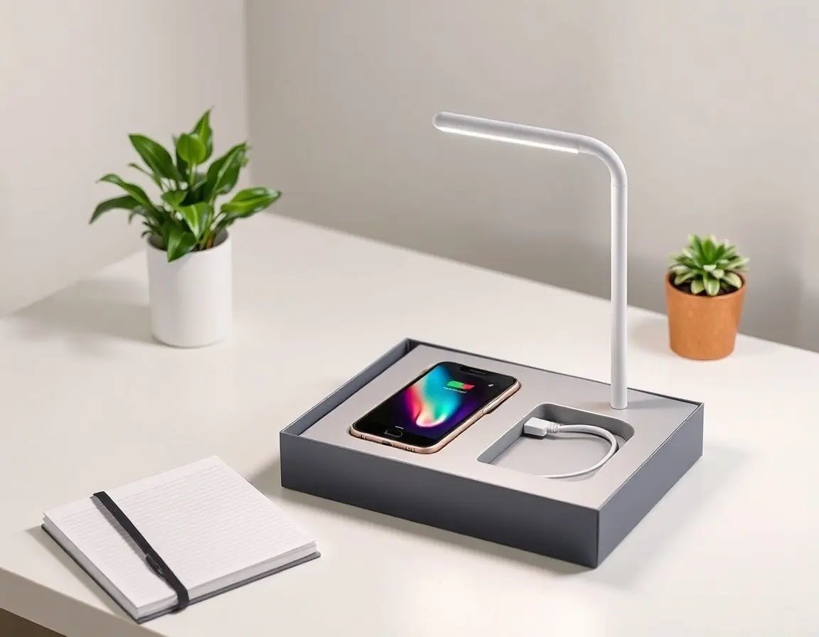 Smarte LED Schreibtischlampe