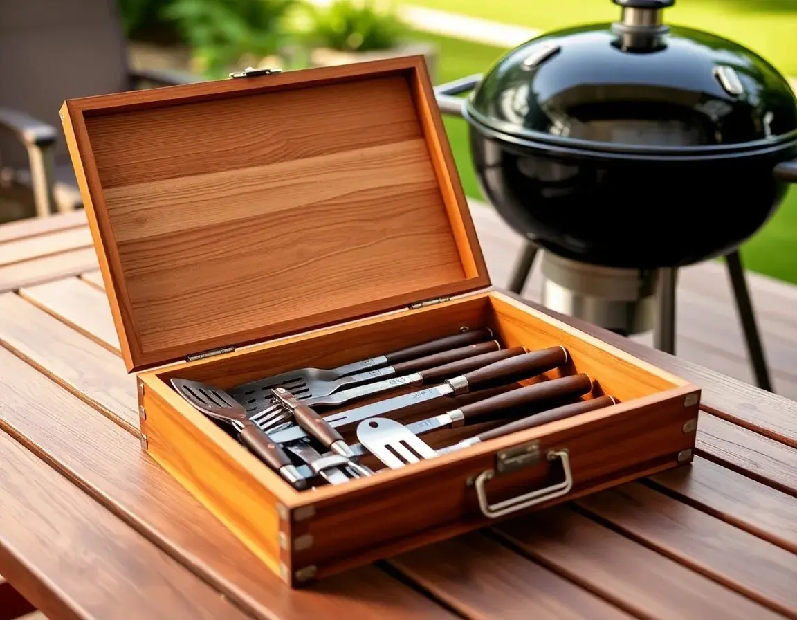 Premium Grillbesteck-Set