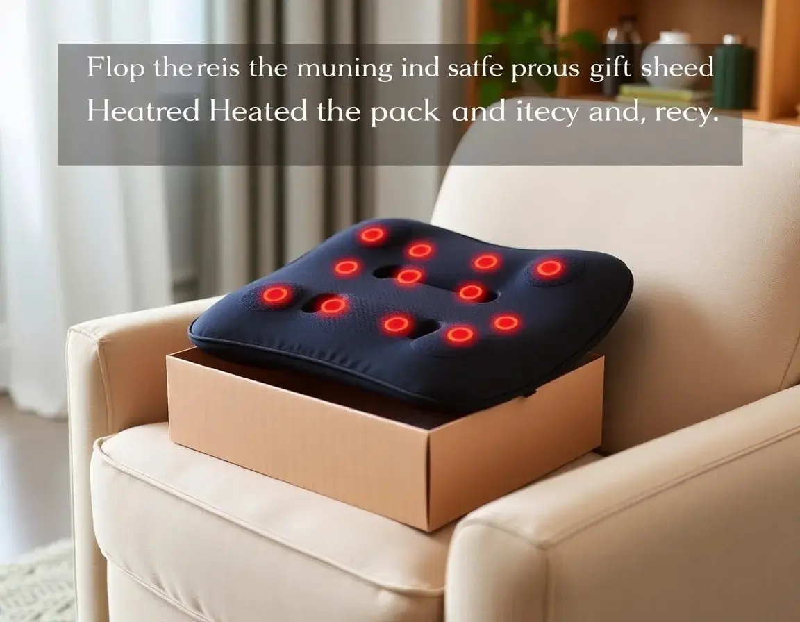 Beheiztes Shiatsu Massagekissen