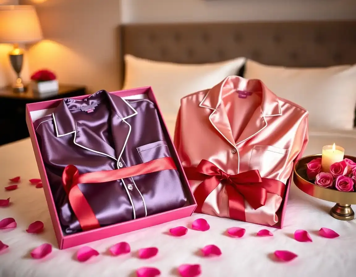 Luxury Silk Pajama Set for Couples