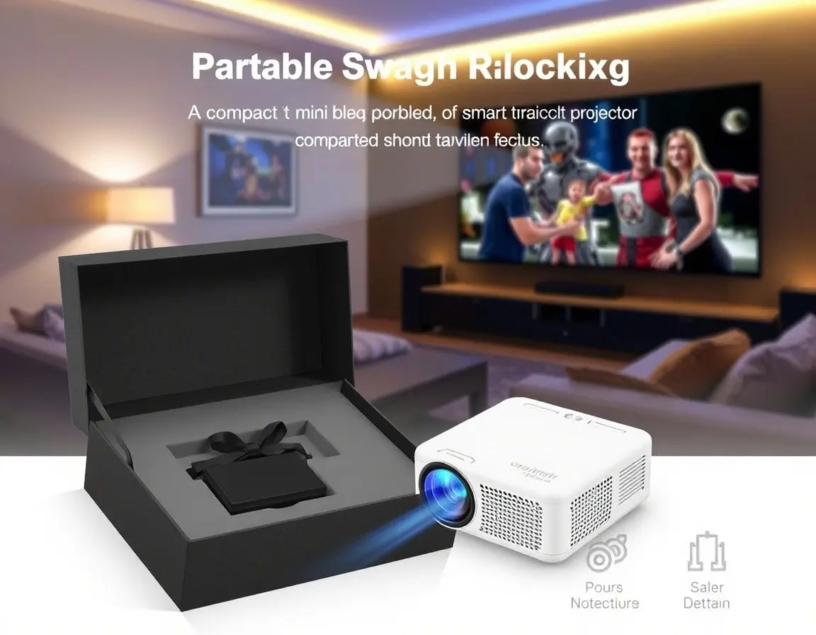 Mini Smart Tragbarer Beamer