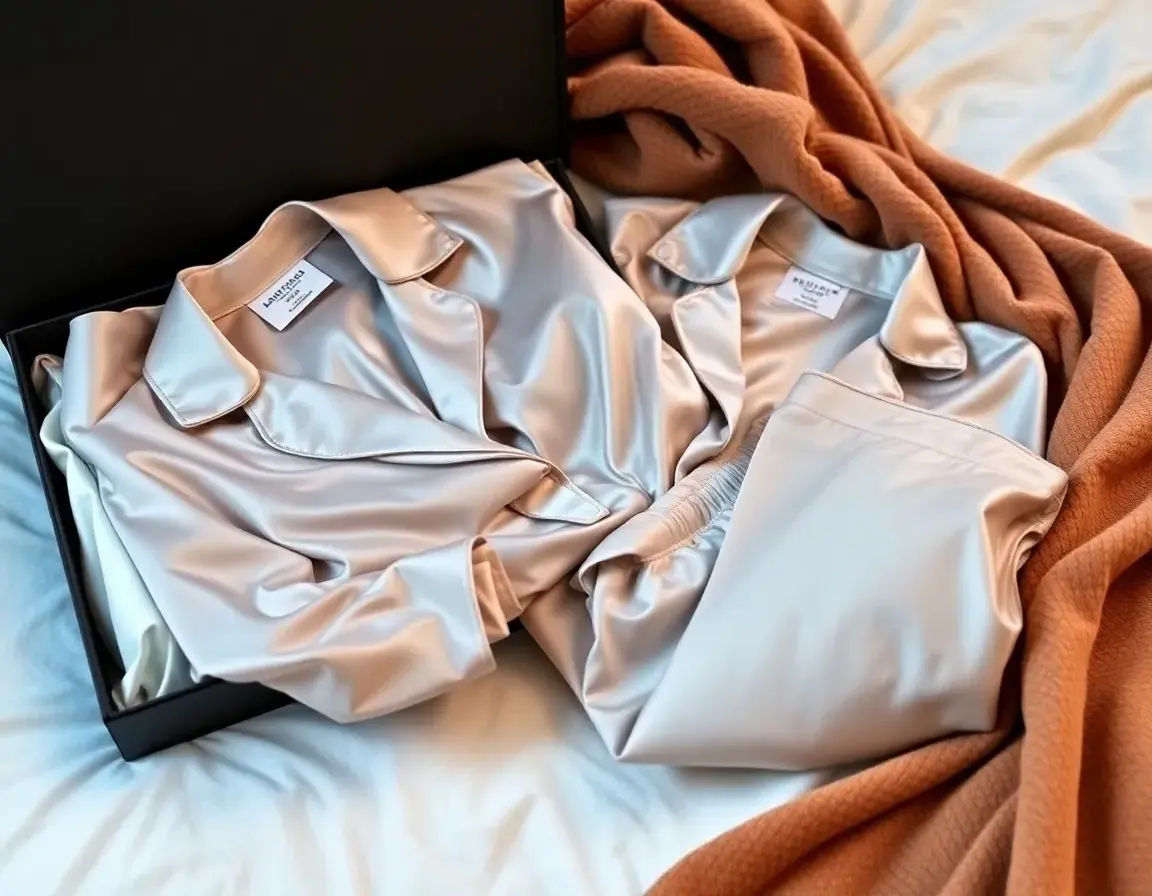 Luxus Seidenpyjama Set für Damen
