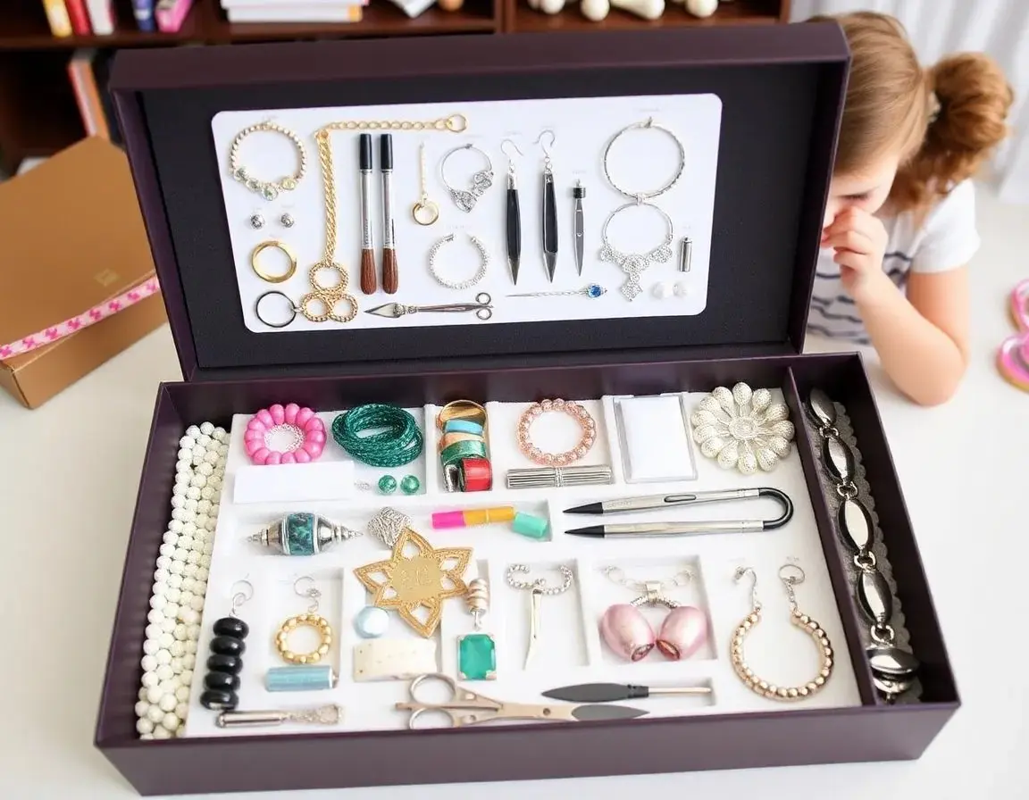 Schmuck-Bastelset für Mädchen