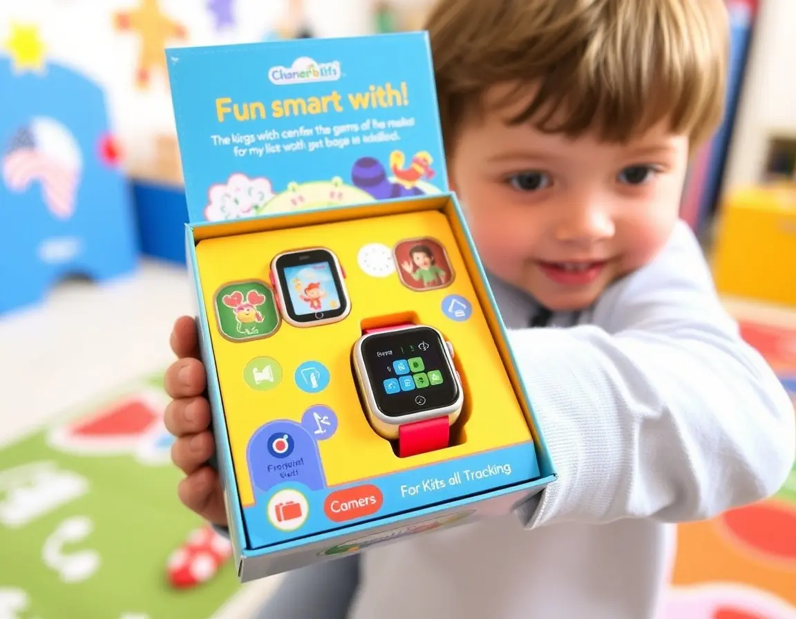 Kids' Smart Watch with Games and Camera