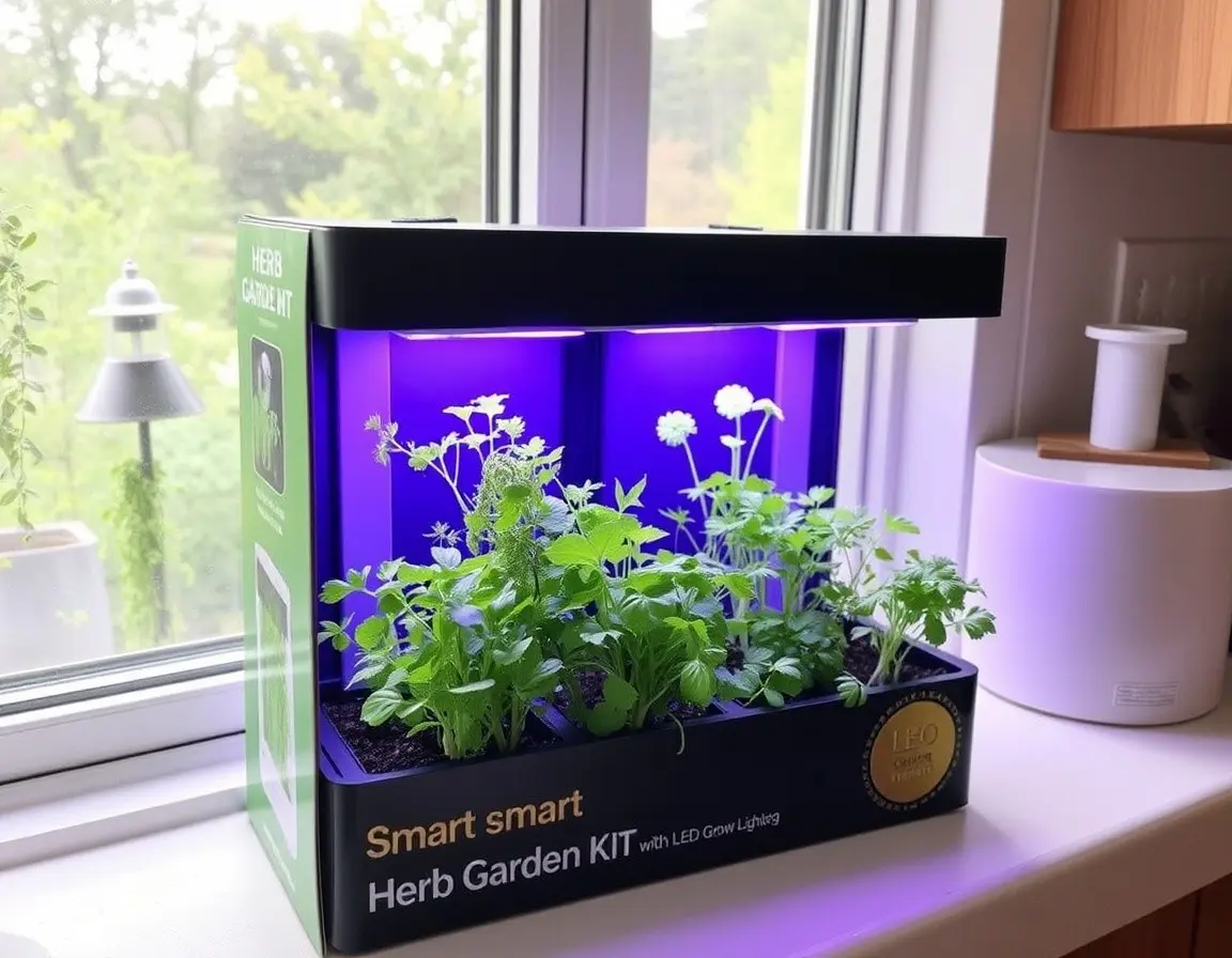 Smartes Indoor-Kräutergarten-Kit