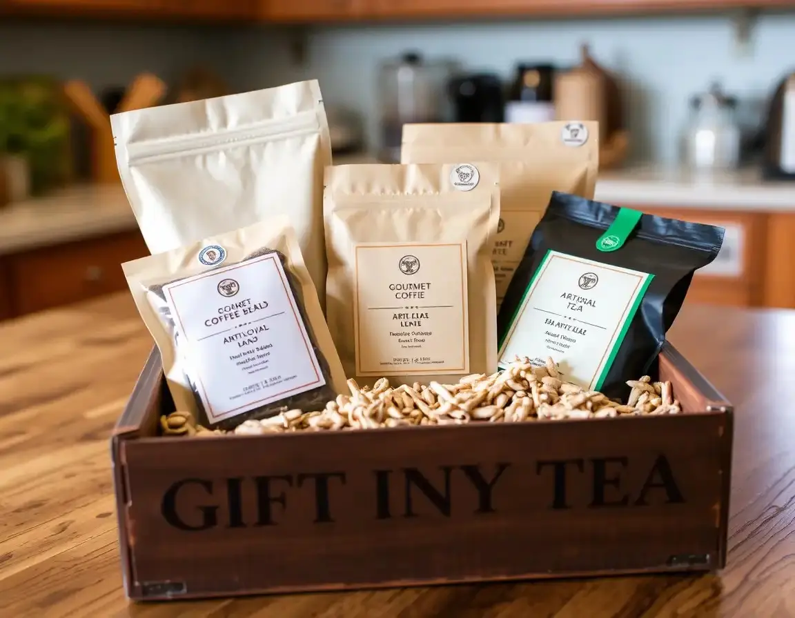 Gourmet Coffee and Tea Sampler Box