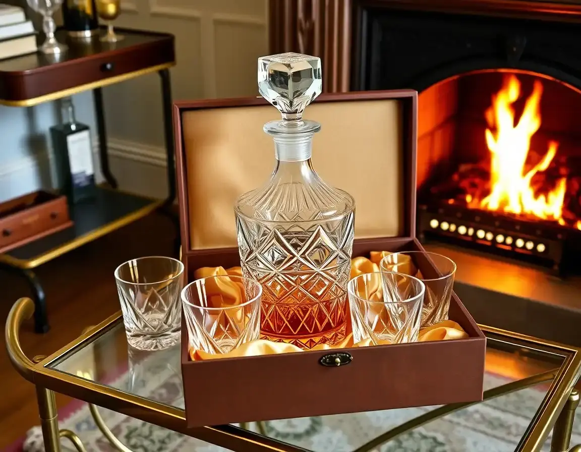 High-End Whiskey Karaffen-Set