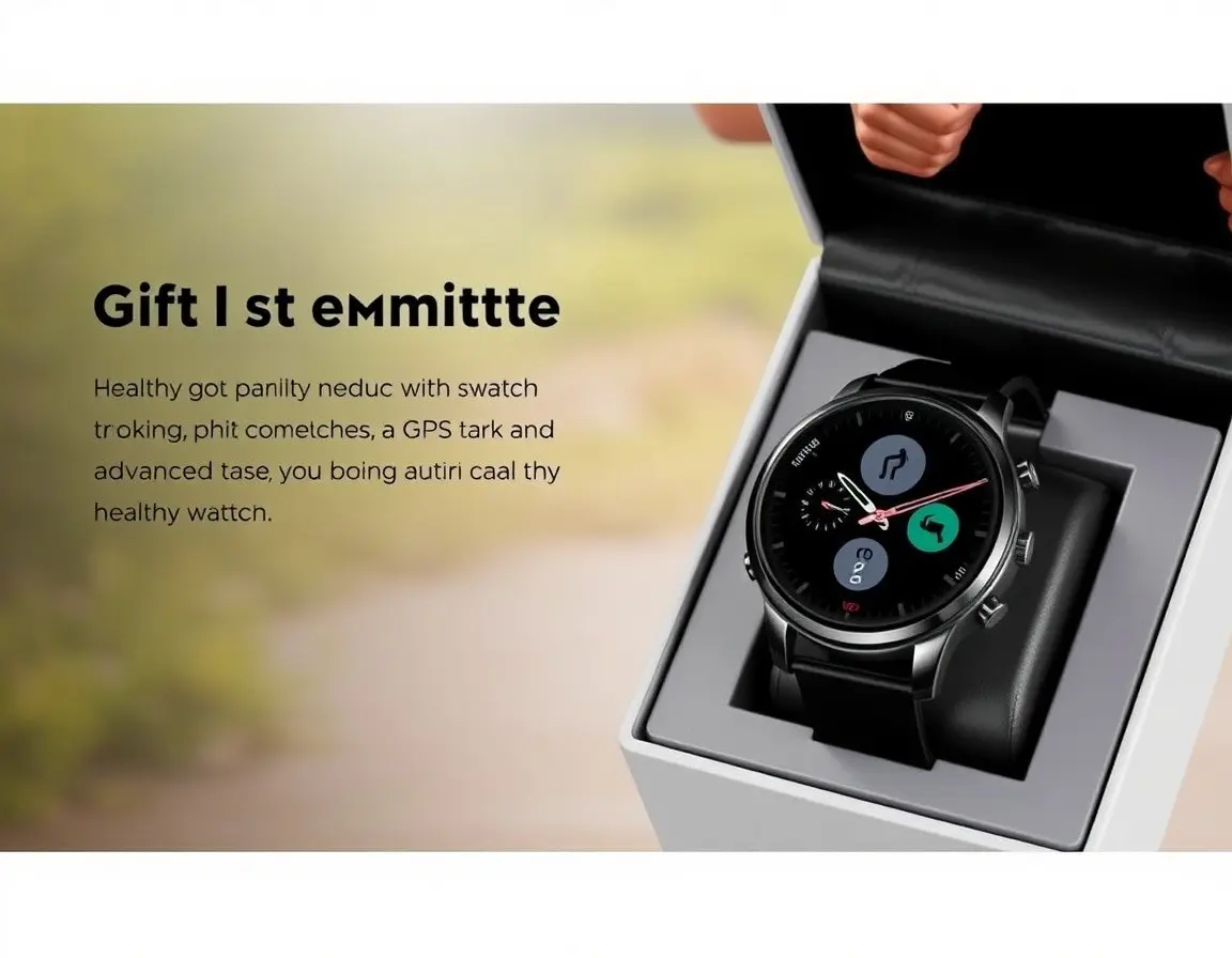 Smartwatch with Fitness Tracking and GPS