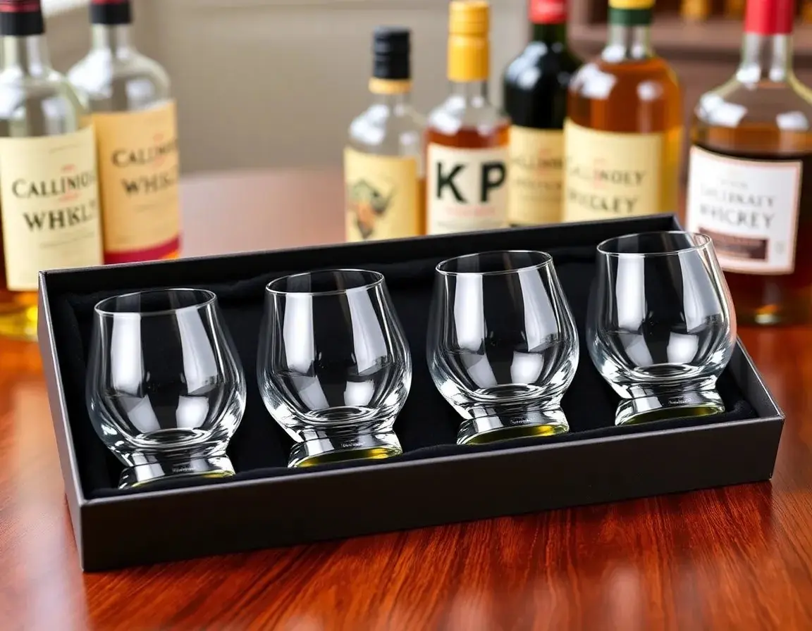 High-Quality Whiskey Nosing Glasses (Set of 4)