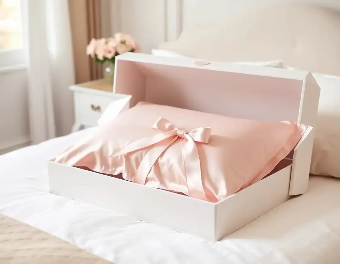 Set aus reinem Seiden-Kissenbezug