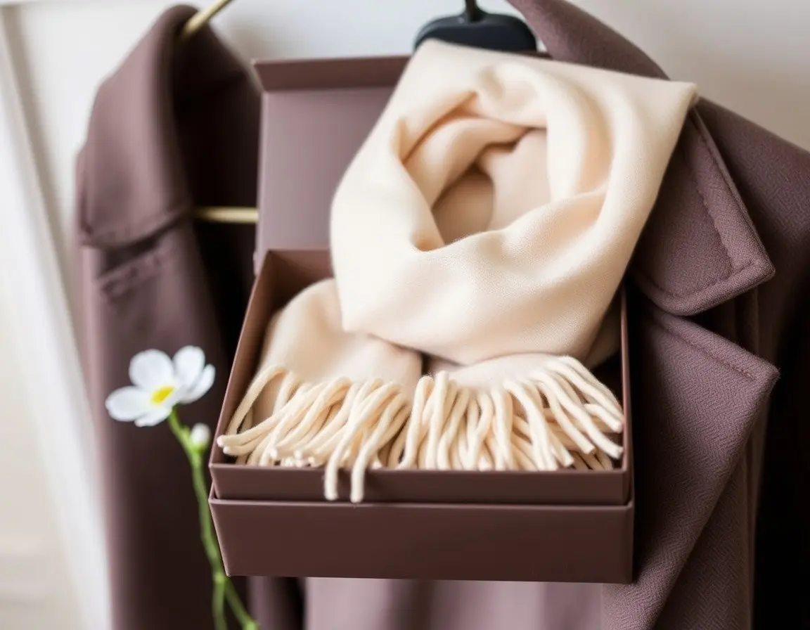 Hochwertiger Kaschmir-Mischschal