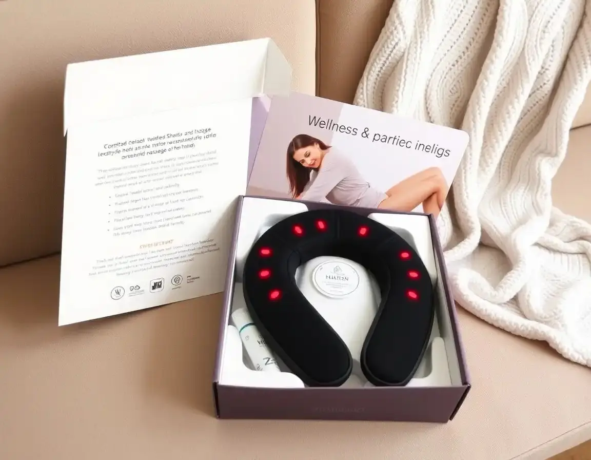 Beheizbares Shiatsu Nacken- und Schultermassagegerät