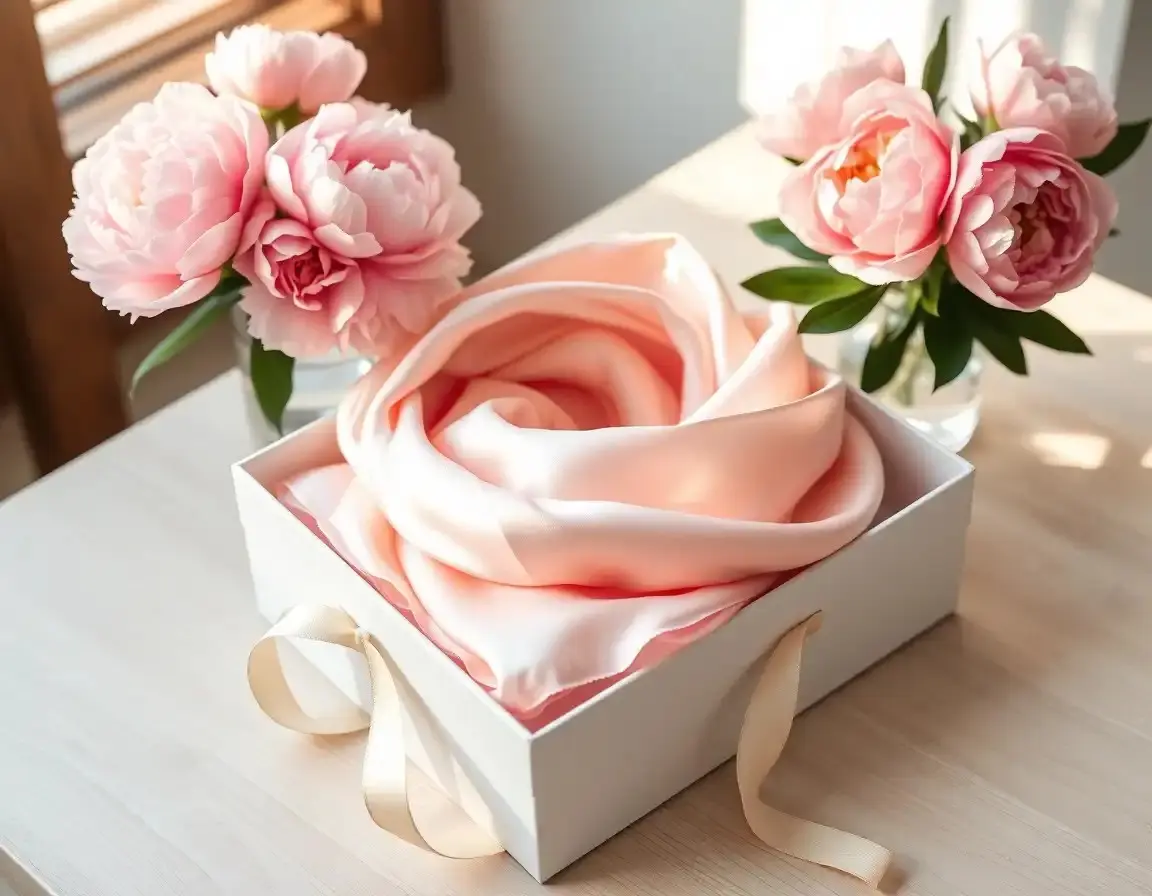 Luxuriöser Reiner Seidenschal