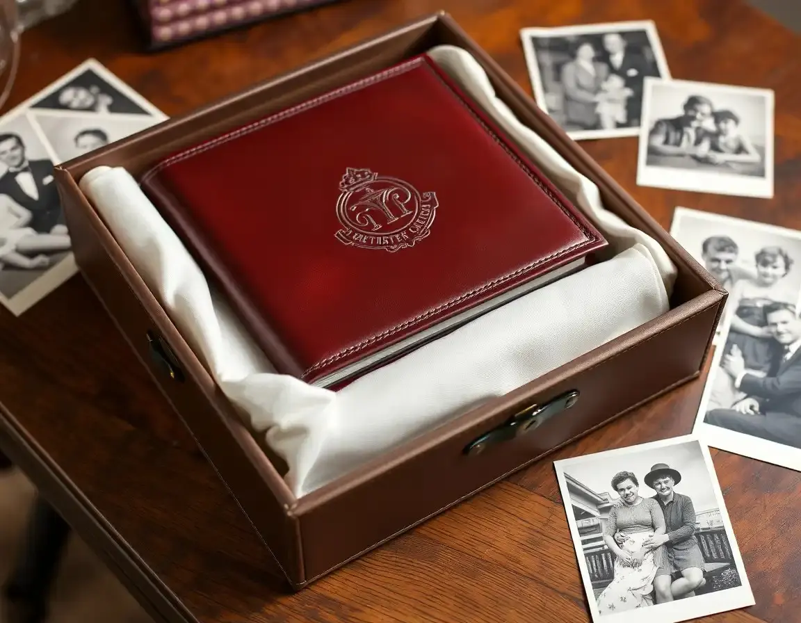 Premium Leder Fotoalbum