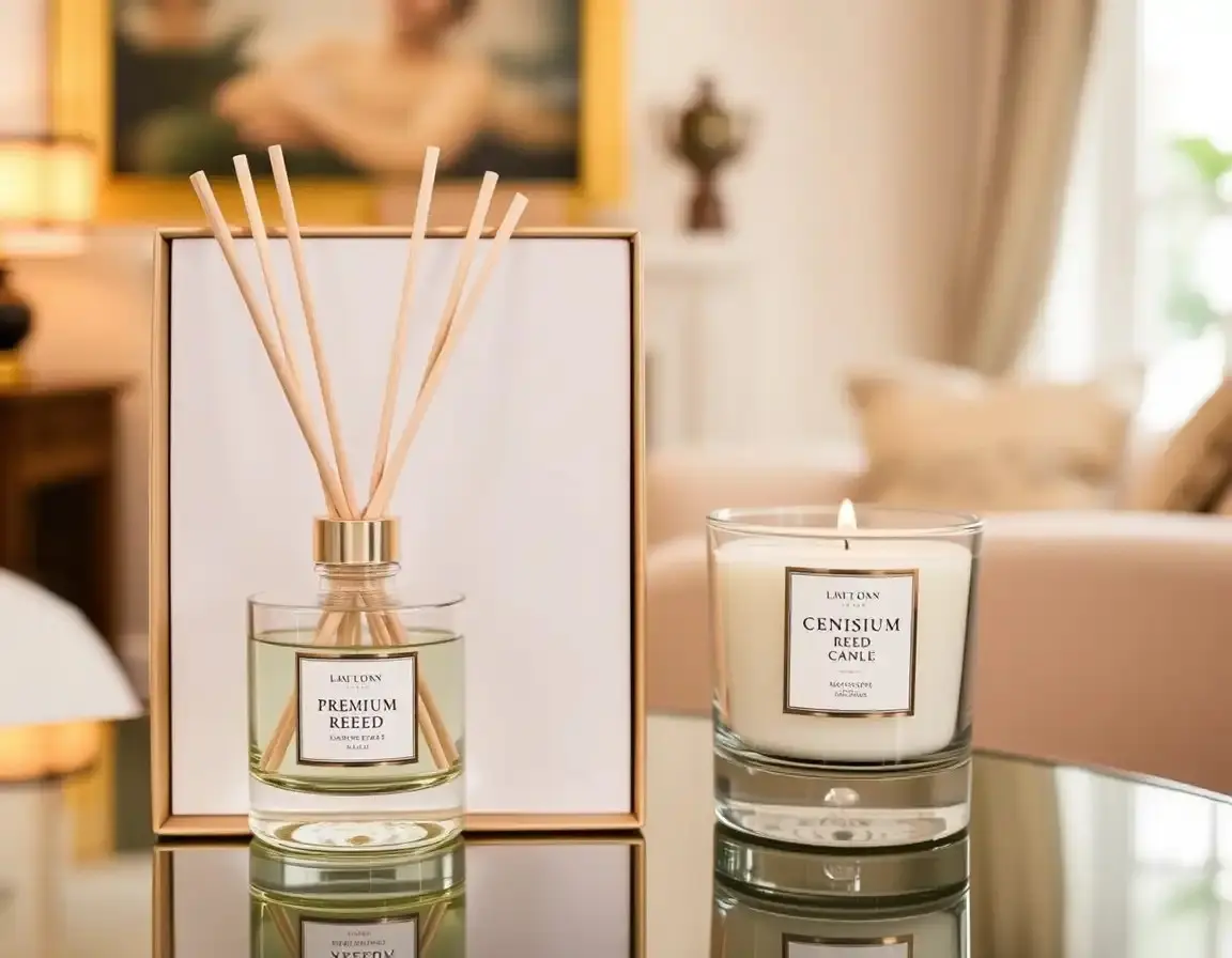 Luxus Reed Diffuser und Duftkerze Set