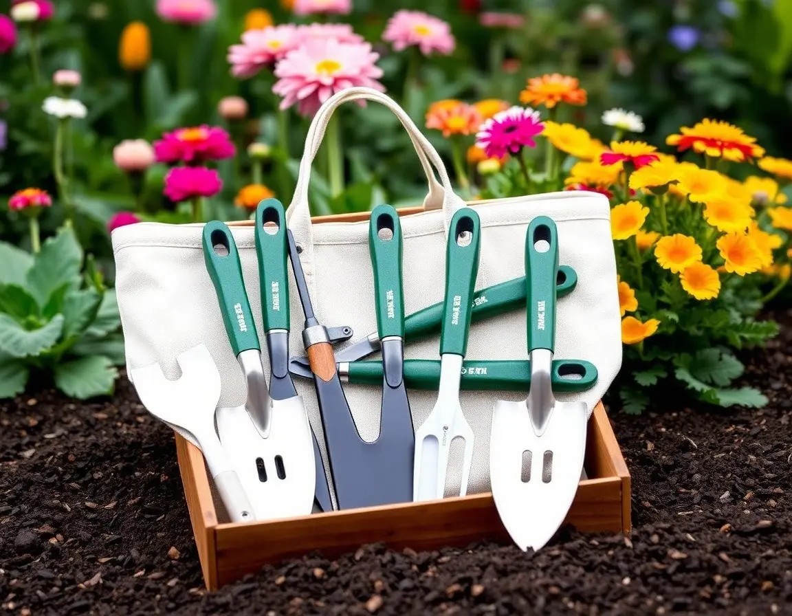 Ergonomisches Gartenwerkzeug-Set