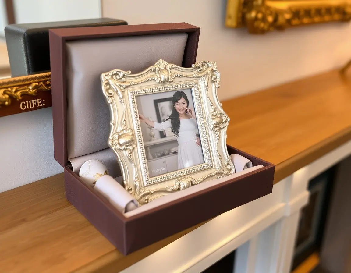 Eleganter Silber-Bilderrahmen