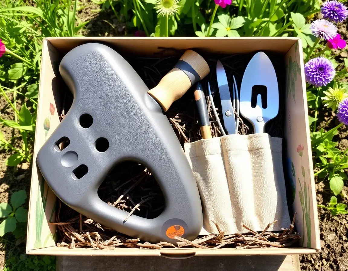 Ergonomischer Gartenkniesitz