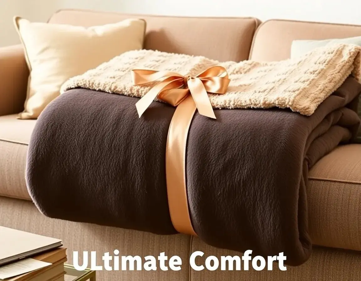 Beheizte Plüschdecke