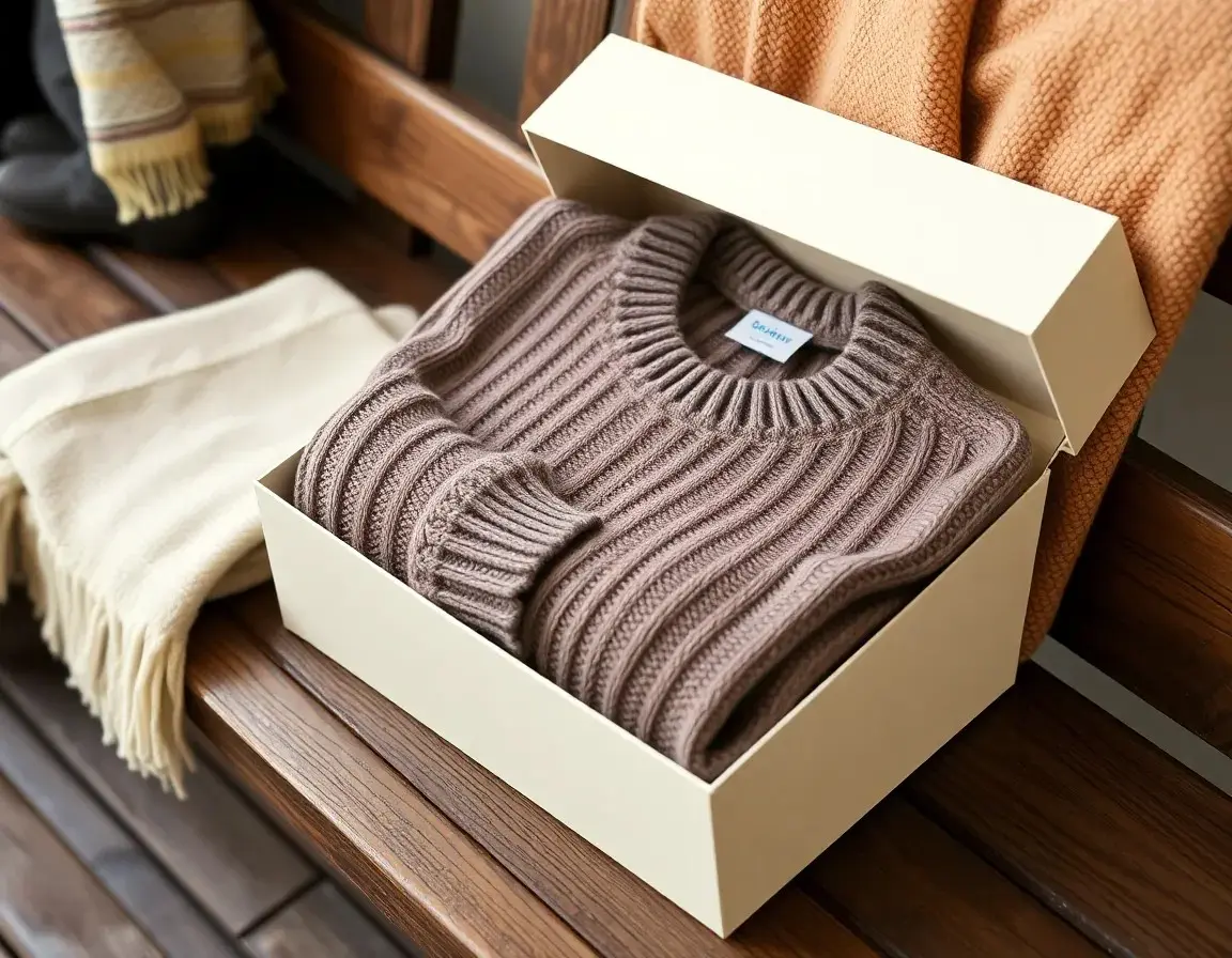 Warmer Pullover mit Wollmischung