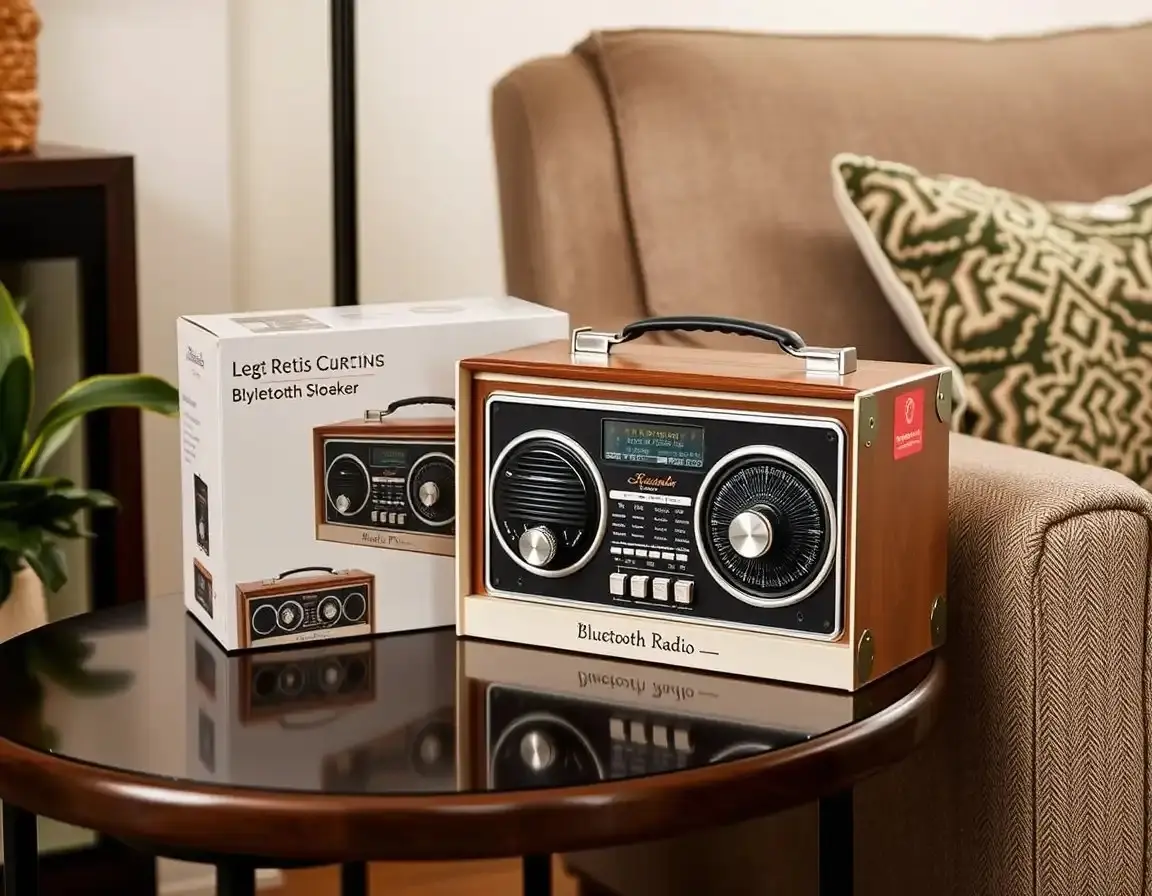 Retro Bluetooth Radio Lautsprecher