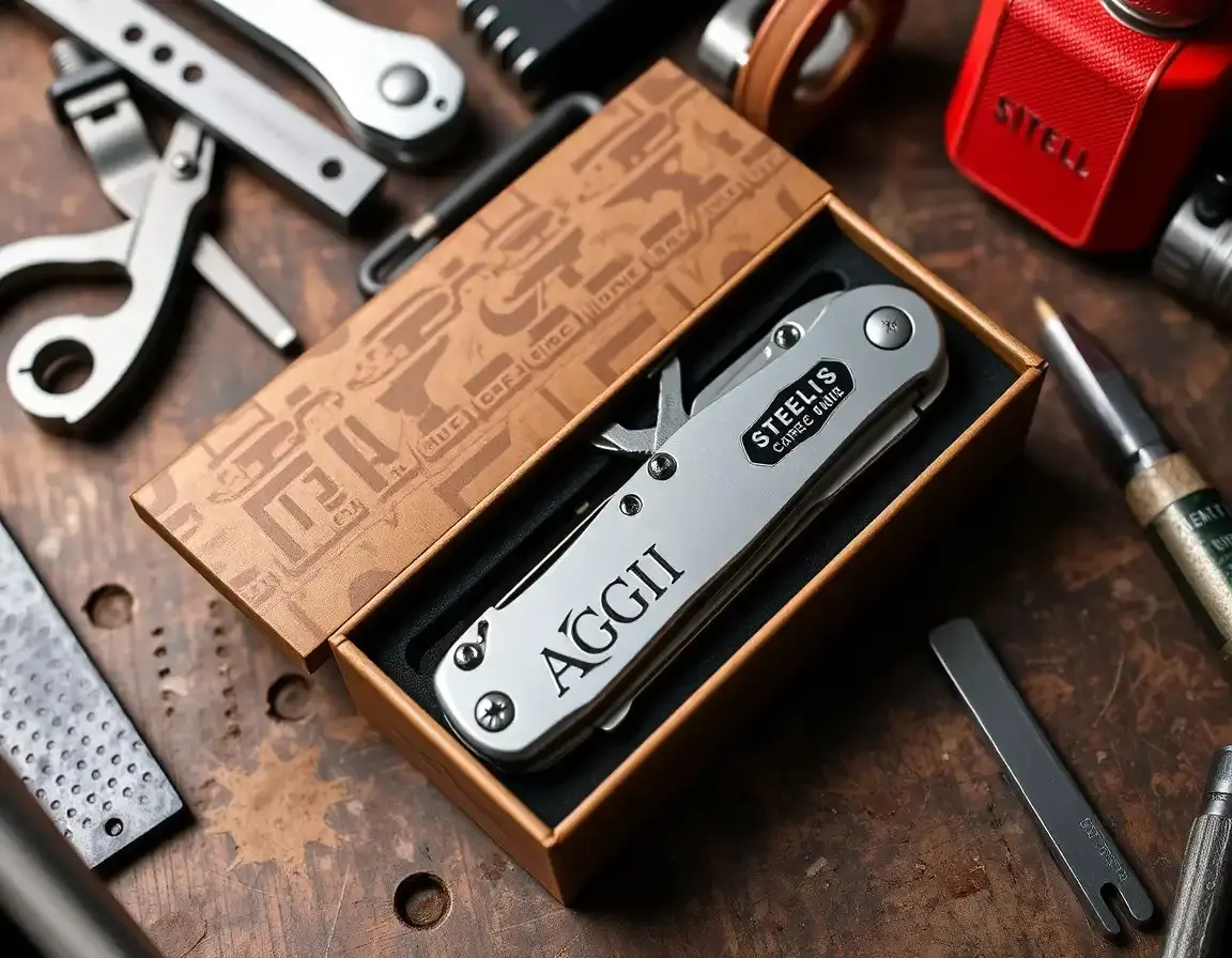 Multi-Tool Taschenmesser aus hochwertigem Stahl