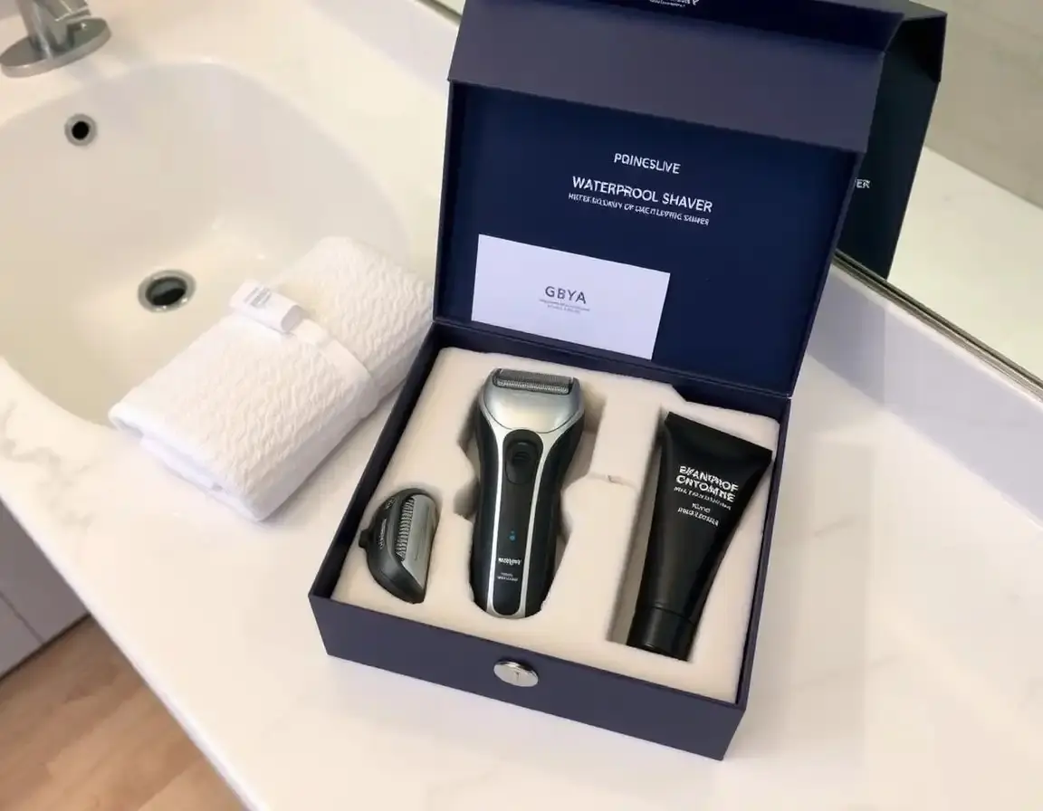 Wasserdichter Elektrorasierer & Pflegeset