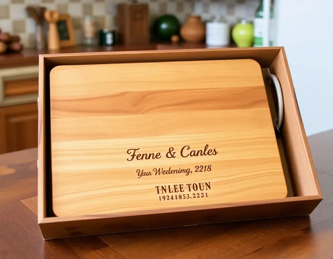 Personalized Cutting Board for Couples