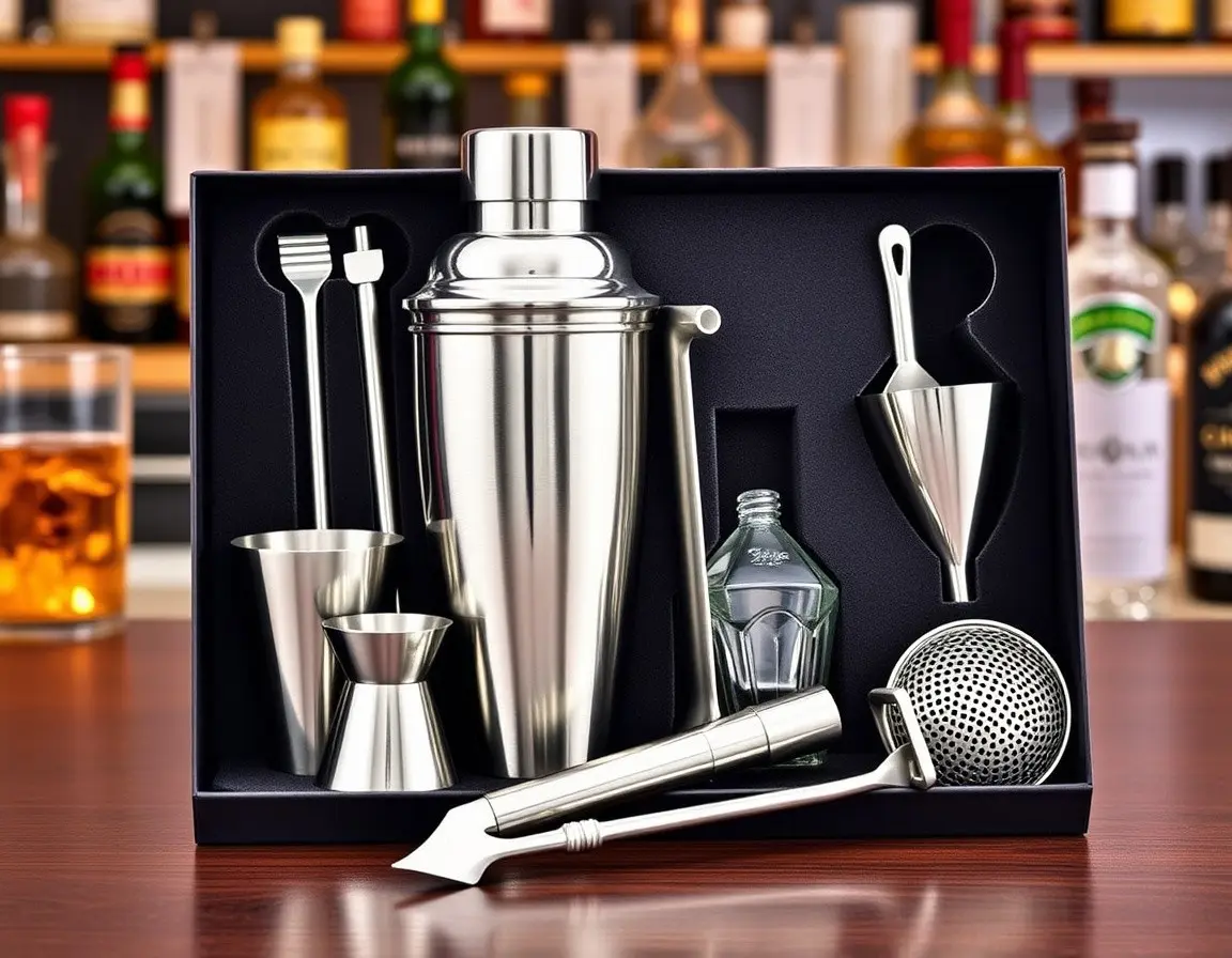 Cocktail Shaker Set for Home Bar