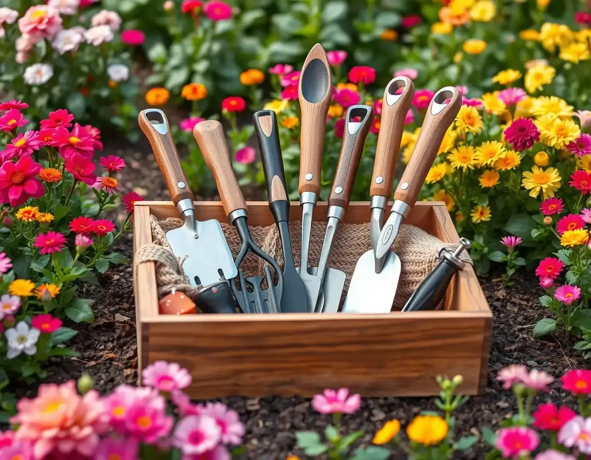 Ergonomisches Gartenwerkzeug-Set